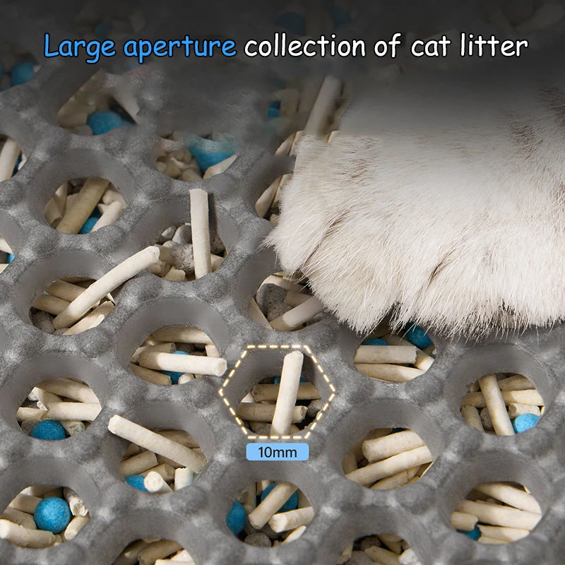 Waterproof Cat Litter Trapping Mat (Double Layer)
