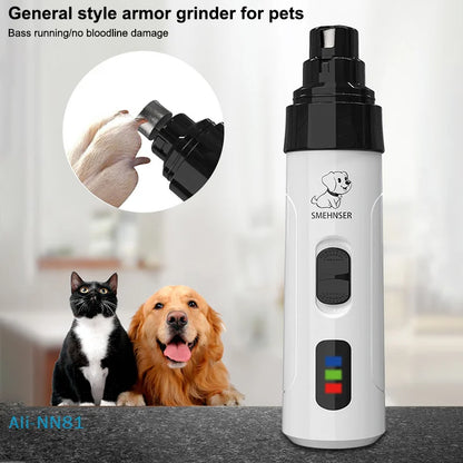 【N】Silent Groom Pro Nail Grinder, 2025 Upgraded Silent Groomer Pro Nail For Dogs, Rechargeable USB Charging Pet Nail Grinder