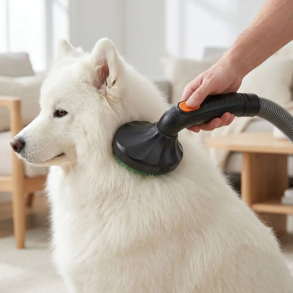 32mm Inner Diameter Pet Grooming Brush Efficient Anti-knot Pet Hair Knotting Comb Comfort Vacuum Cleaner Cat Comb for Dogs Cats