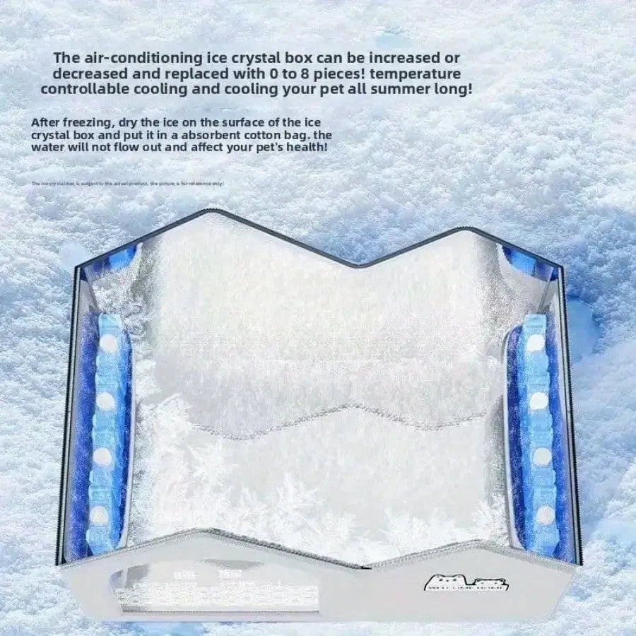 Pet Cooling Ice Bed — Summer Nest for Cats & Small Dogs