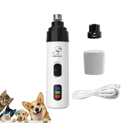 【N】Silent Groom Pro Nail Grinder, 2025 Upgraded Silent Groomer Pro Nail For Dogs, Rechargeable USB Charging Pet Nail Grinder