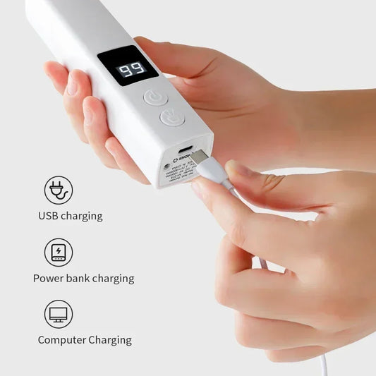 Marloe Co Painless USB Nail Grinder — Premium Quiet Rechargeable Pet Nail File