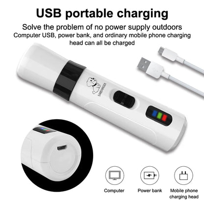 【N】Silent Groom Pro Nail Grinder, 2025 Upgraded Silent Groomer Pro Nail For Dogs, Rechargeable USB Charging Pet Nail Grinder