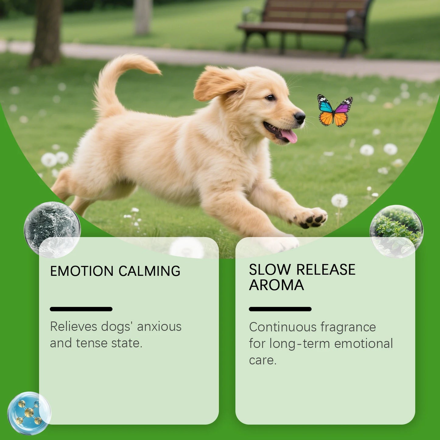 Pet Calming Diffuser for Anxious Dogs Essential Oil Free Safe Diffuser Creates Calm Home Behavior Aid Long Lasting Care Us plug