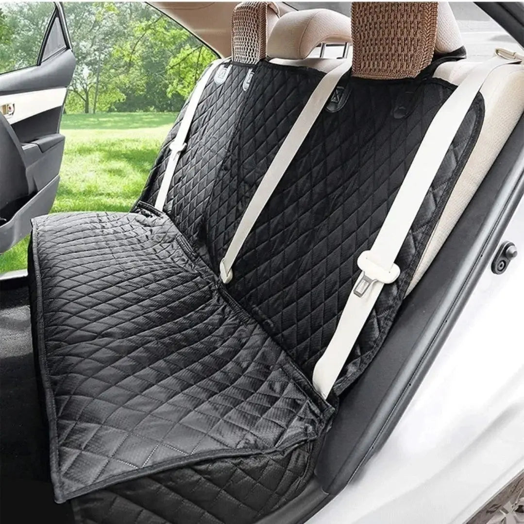 Waterproof Dog Car Seat Cover with Middle Armrest Access
