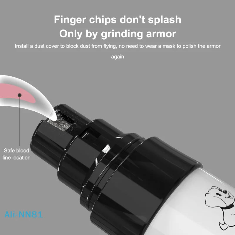 【N】Silent Groom Pro Nail Grinder, 2025 Upgraded Silent Groomer Pro Nail For Dogs, Rechargeable USB Charging Pet Nail Grinder