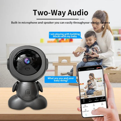 Marloe Co 4K Pet Camera — 360° Pan & Tilt, WiFi, Night Vision, Two-Way Audio