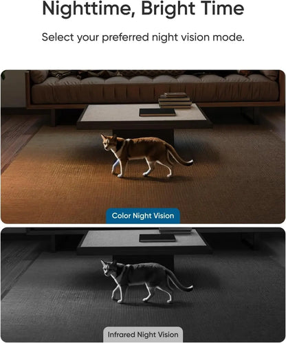 Renewed eufy Security Indoor Camera E30, Latest Generation, 4K UHD Security Camera, Pet/Dog/Baby Camera with Phone app