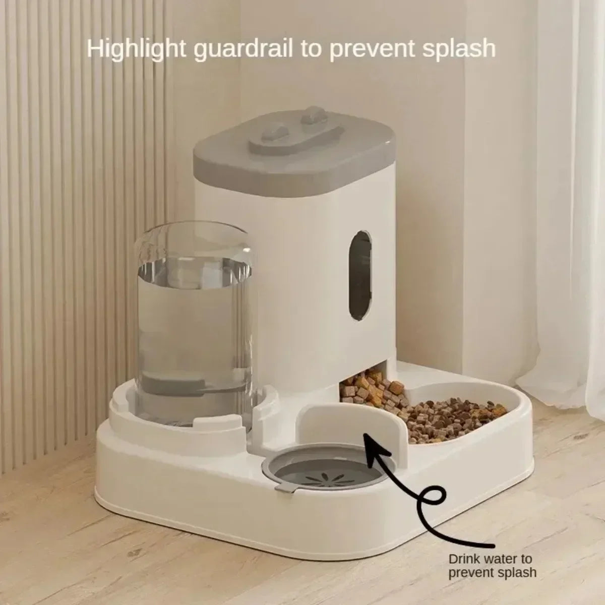 Automatic Pet Feeder & Water Dispenser (Large Capacity)