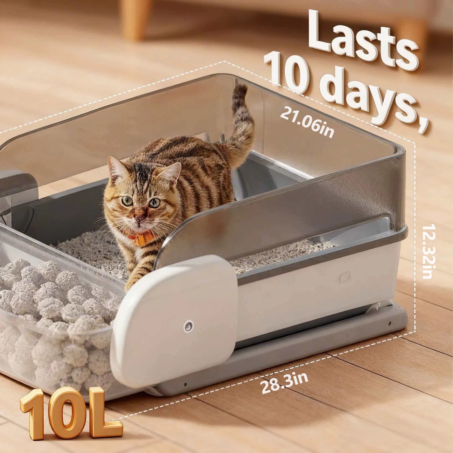 Self-Cleaning Automatic Litter Box — App Control, XXL Capacity