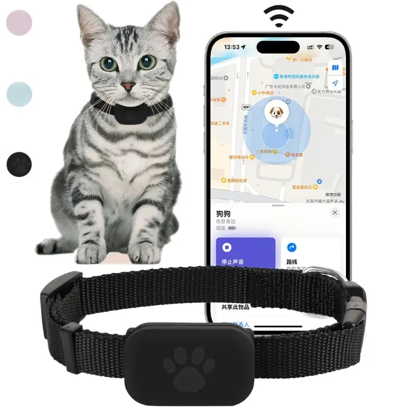 GPS Pet Tracker — Real-Time, Works with Apple Find My