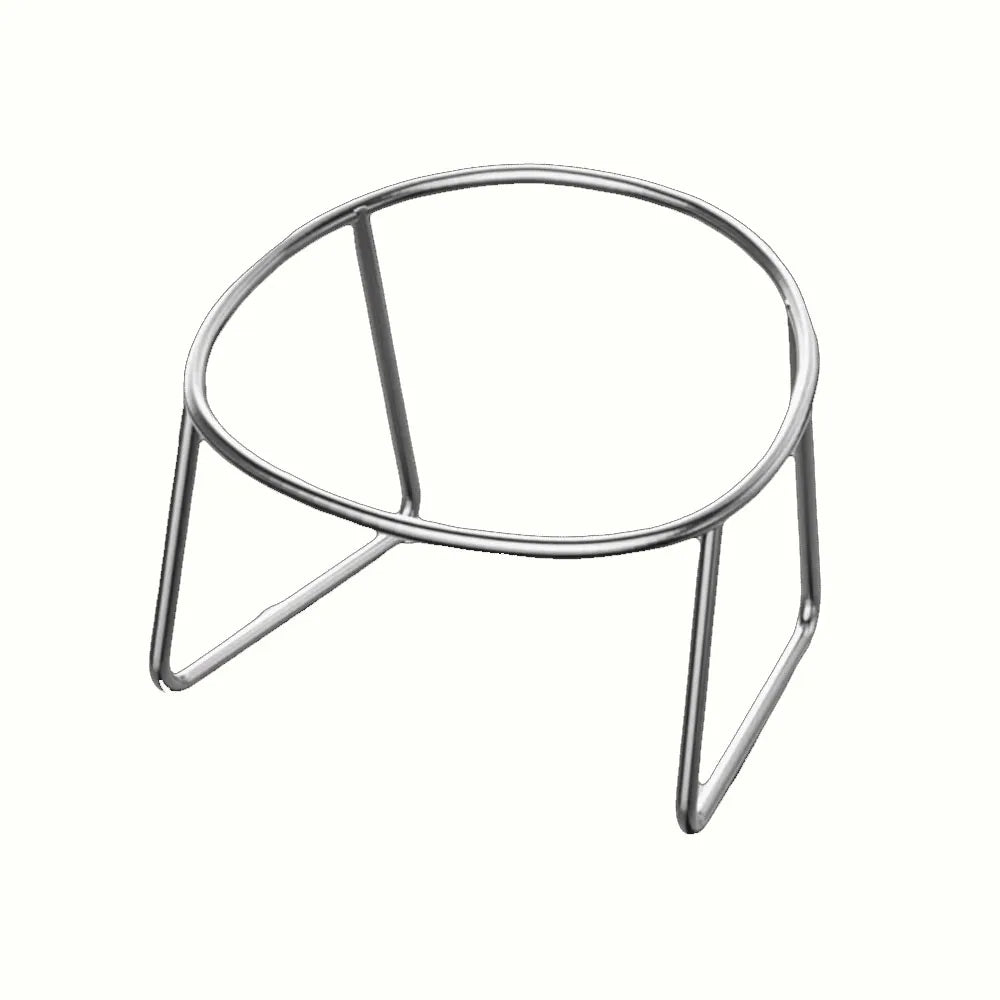 Raised Stainless Steel Cat Bowl — 15° Tilted, Neck-Friendly