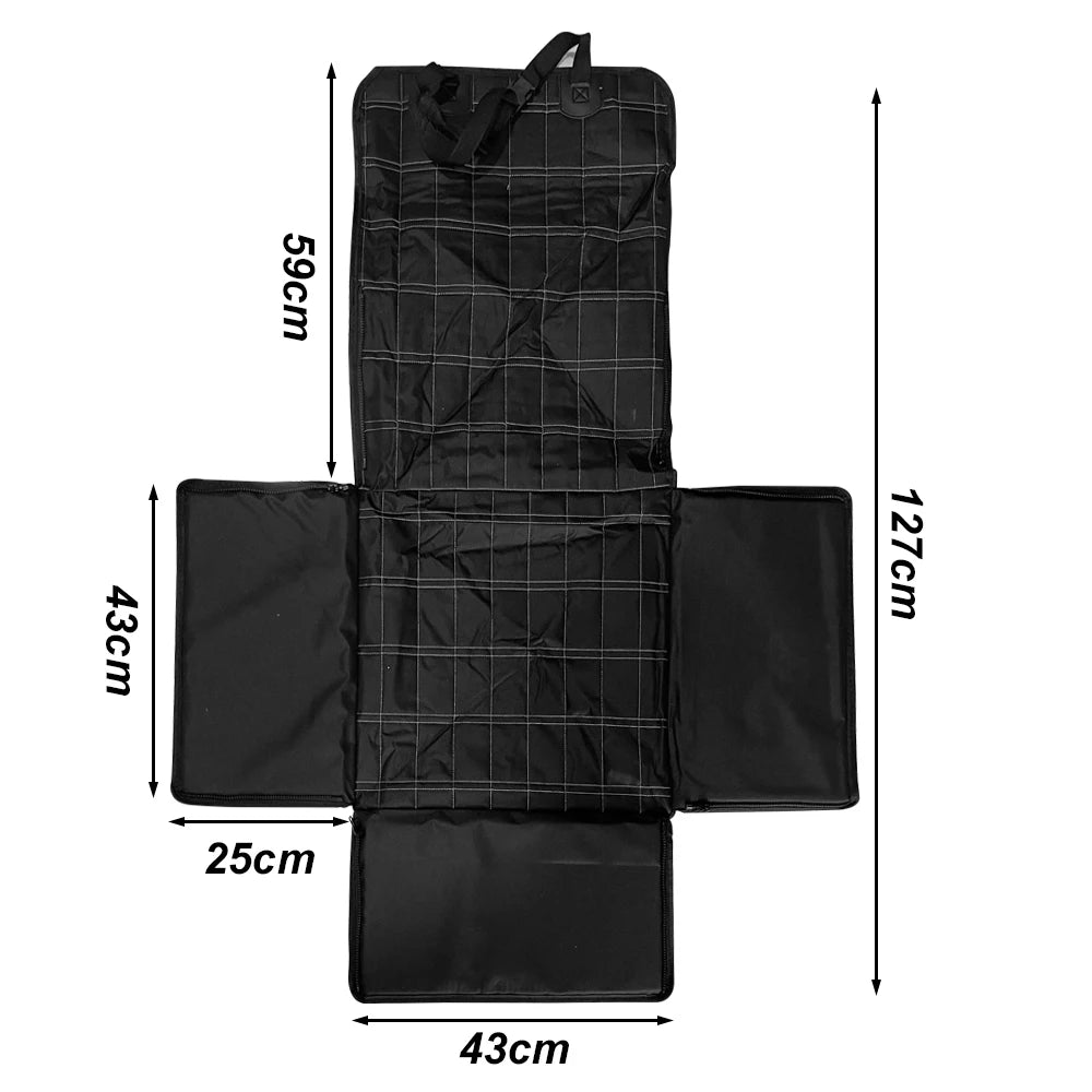Folding Dog Car Hammock Seat Cover (Waterproof)