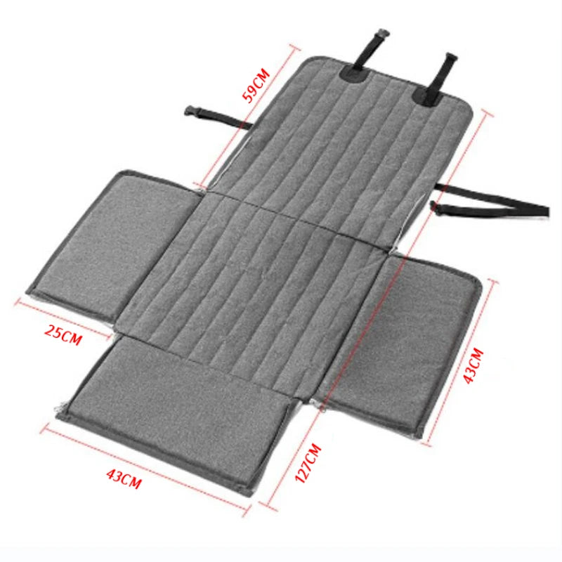 Folding Dog Car Hammock Seat Cover (Waterproof)