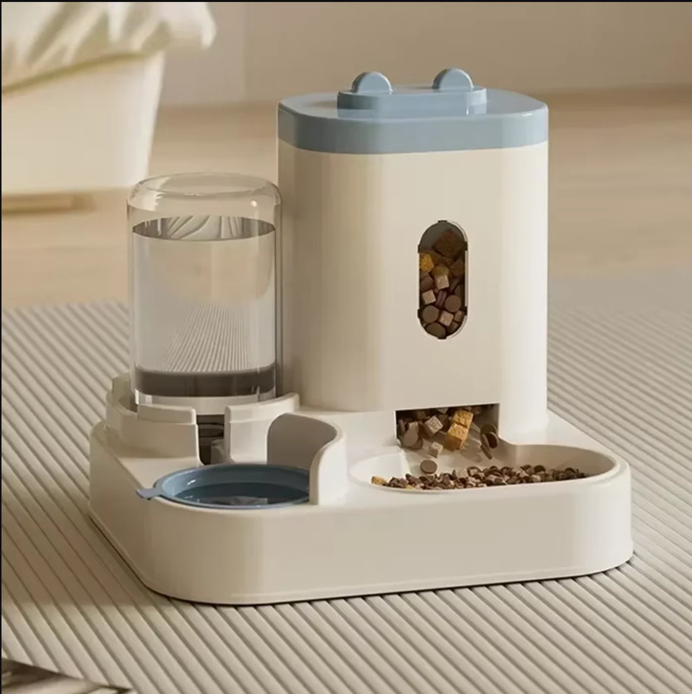 Automatic Pet Feeder & Water Fountain Station