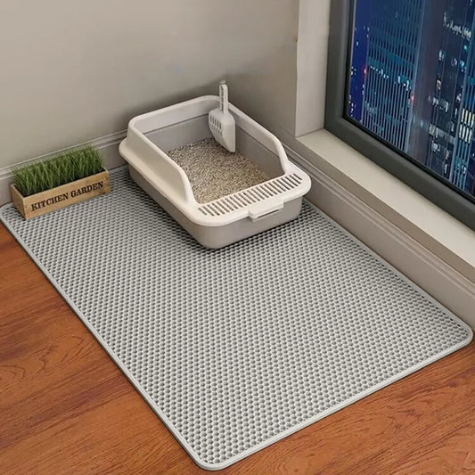 Waterproof Cat Litter Trapping Mat (Double Layer)