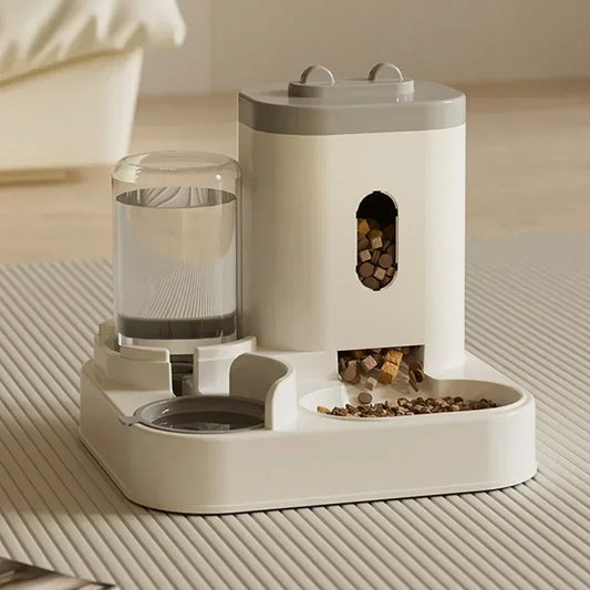 Automatic Pet Feeder & Water Fountain Station