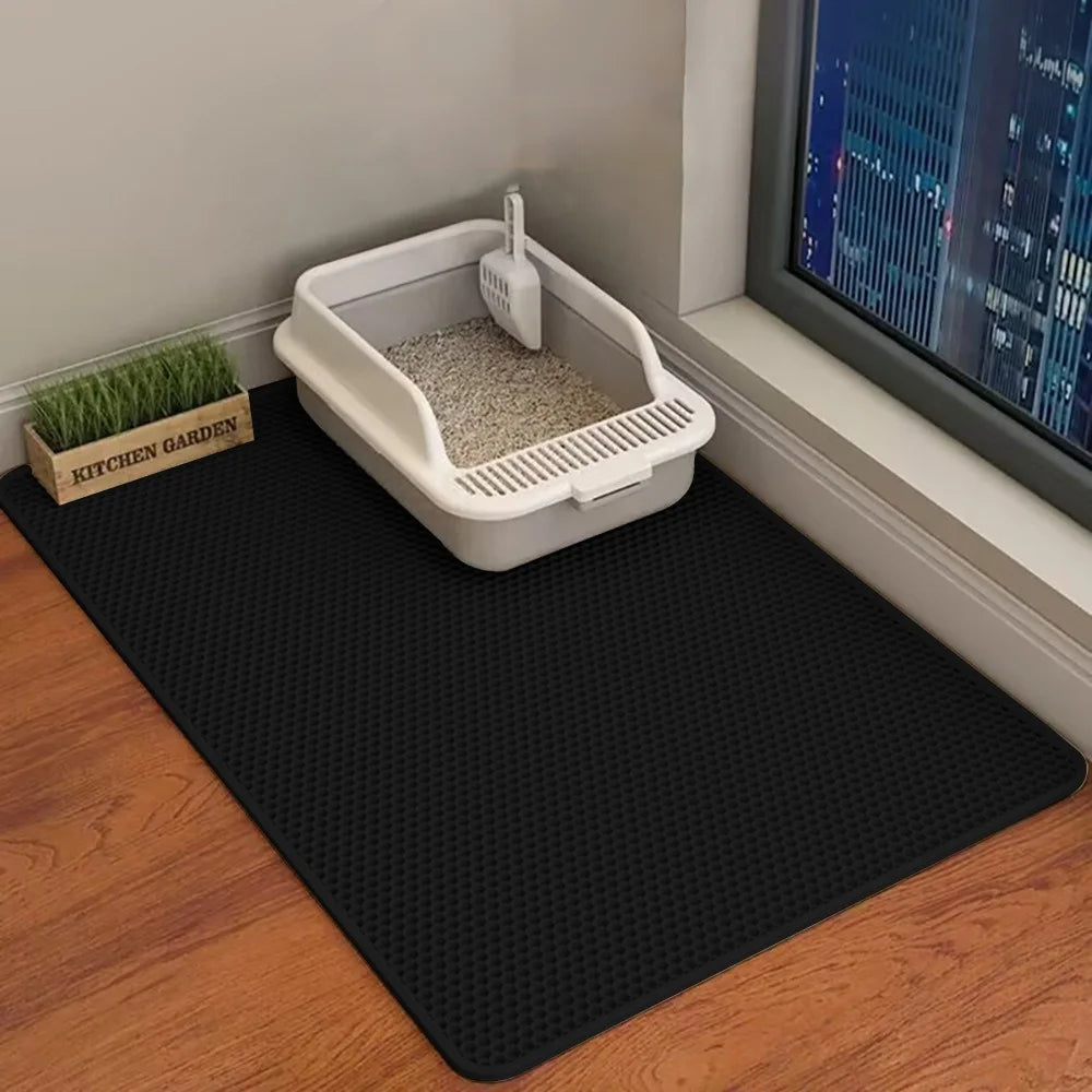 Waterproof Cat Litter Trapping Mat (Double Layer)