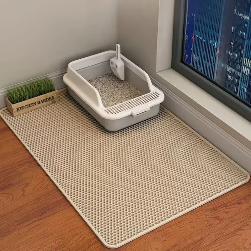 Waterproof Cat Litter Trapping Mat (Double Layer)