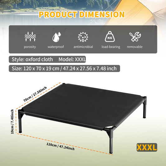 Elevated Cooling Dog Cot Bed — Raised Breathable Mesh