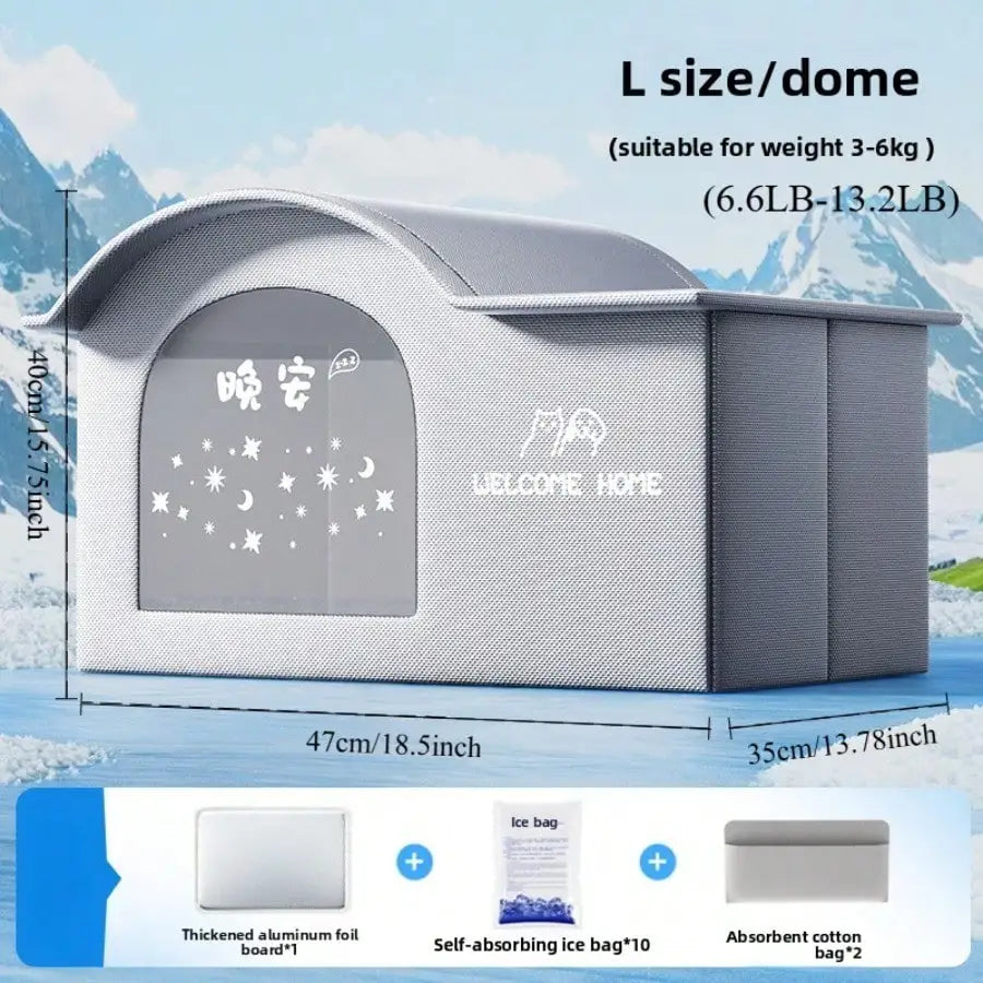 Pet Cooling Ice Bed — Summer Nest for Cats & Small Dogs