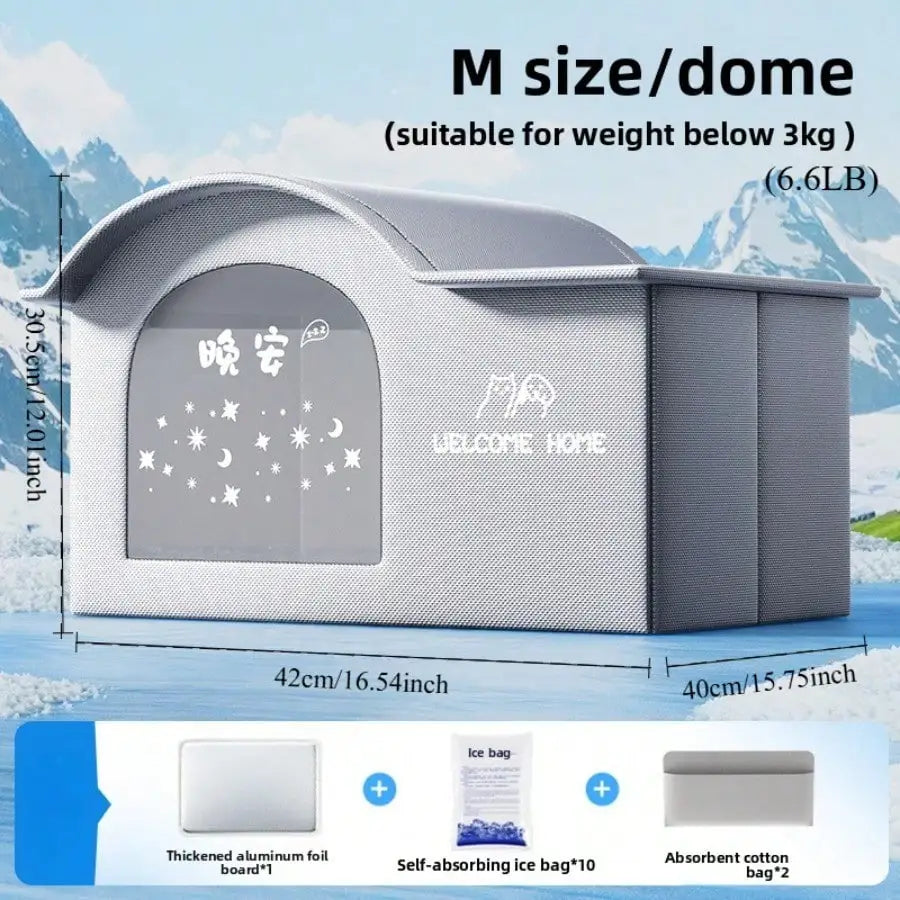Pet Cooling Ice Bed — Summer Nest for Cats & Small Dogs