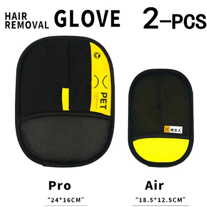 Animal hair glove Electrostatic gloves Two-way brush pet hair removal glove for cats dogs clothes furniture electrostatic