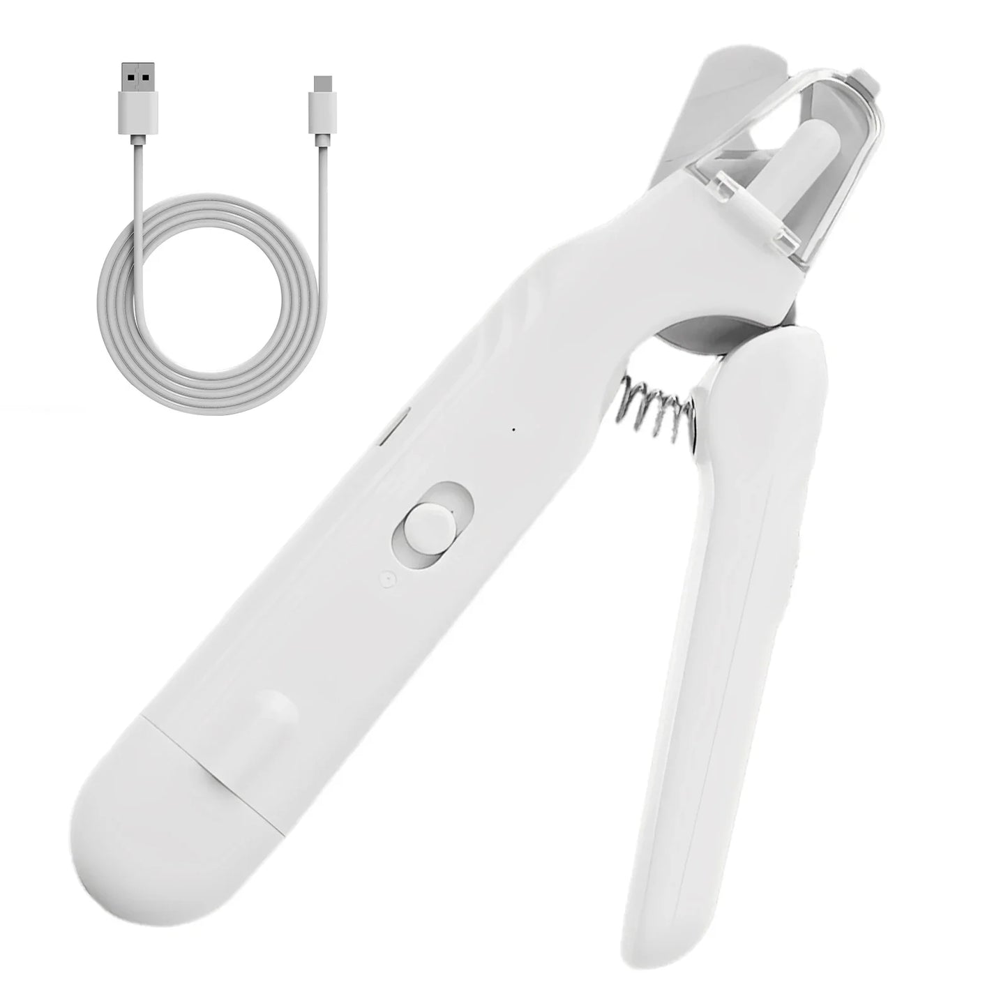Marloe Co LED Pet Nail Grinder — Single LED, Quiet Electric File for Dogs & Cats