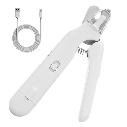 Marloe Co LED Pet Nail Grinder — Single LED, Quiet Electric File for Dogs & Cats
