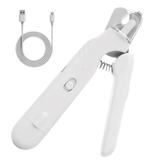 Marloe Co LED Pet Nail Grinder — Single LED, Quiet Electric File for Dogs & Cats