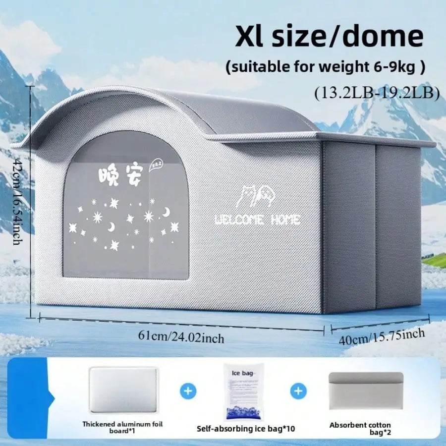 Pet Cooling Ice Bed — Summer Nest for Cats & Small Dogs
