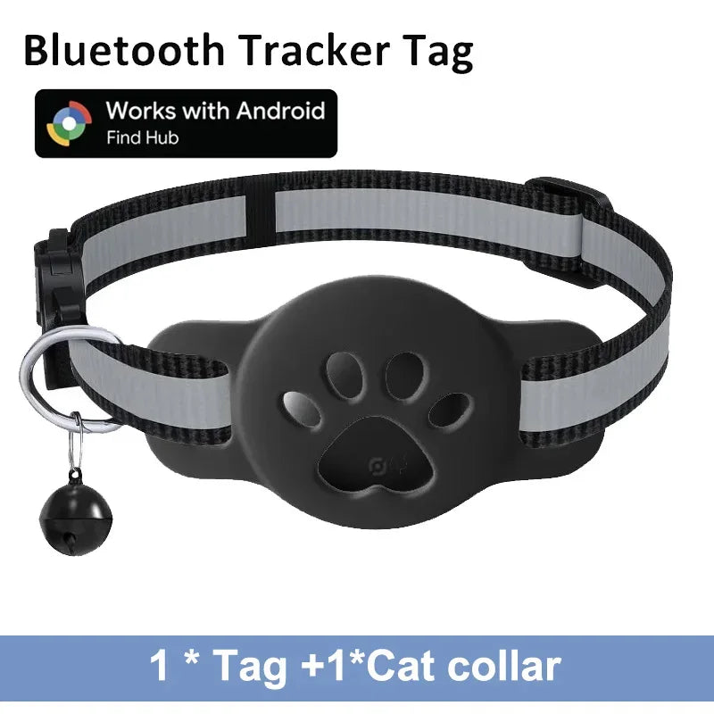 Bluetooth Pet Tracker Tag — Works with Google Find My (Android)