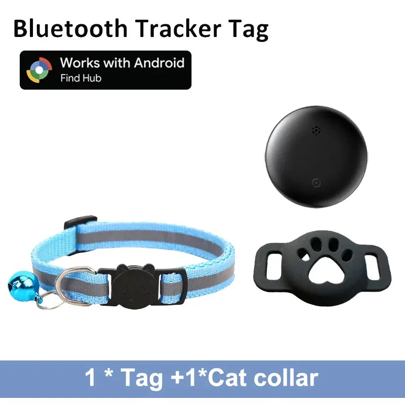 Bluetooth Pet Tracker Tag — Works with Google Find My (Android)