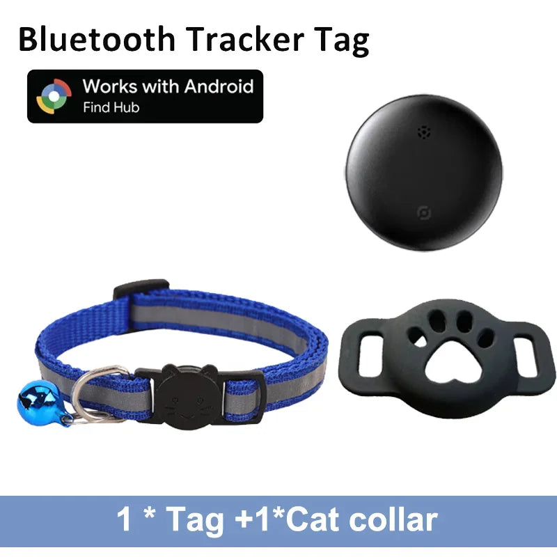 Bluetooth Pet Tracker Tag — Works with Google Find My (Android)