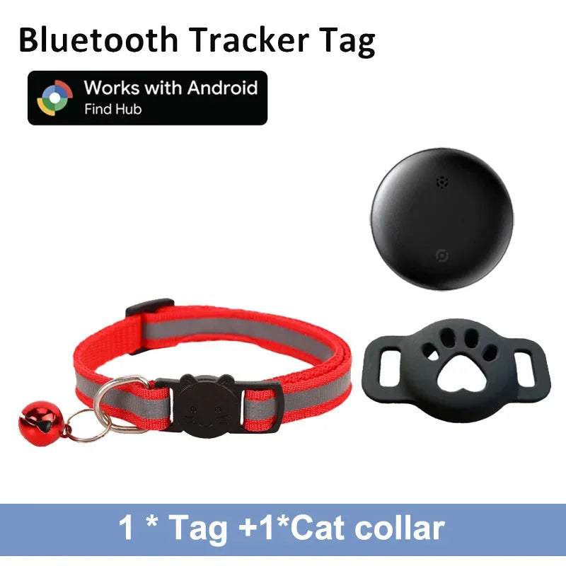 Bluetooth Pet Tracker Tag — Works with Google Find My (Android)