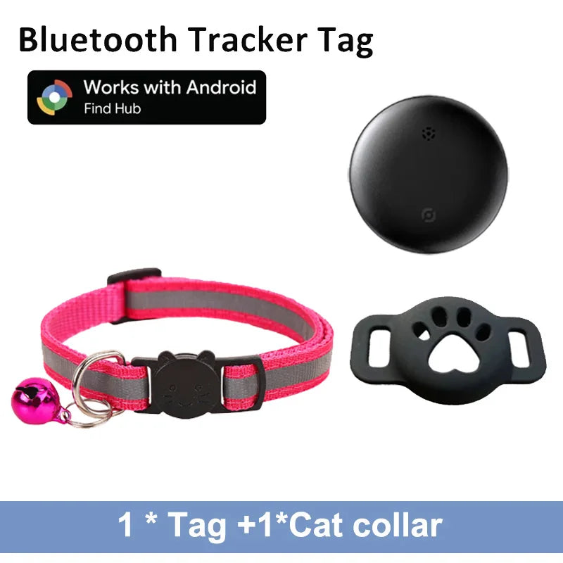 Bluetooth Pet Tracker Tag — Works with Google Find My (Android)