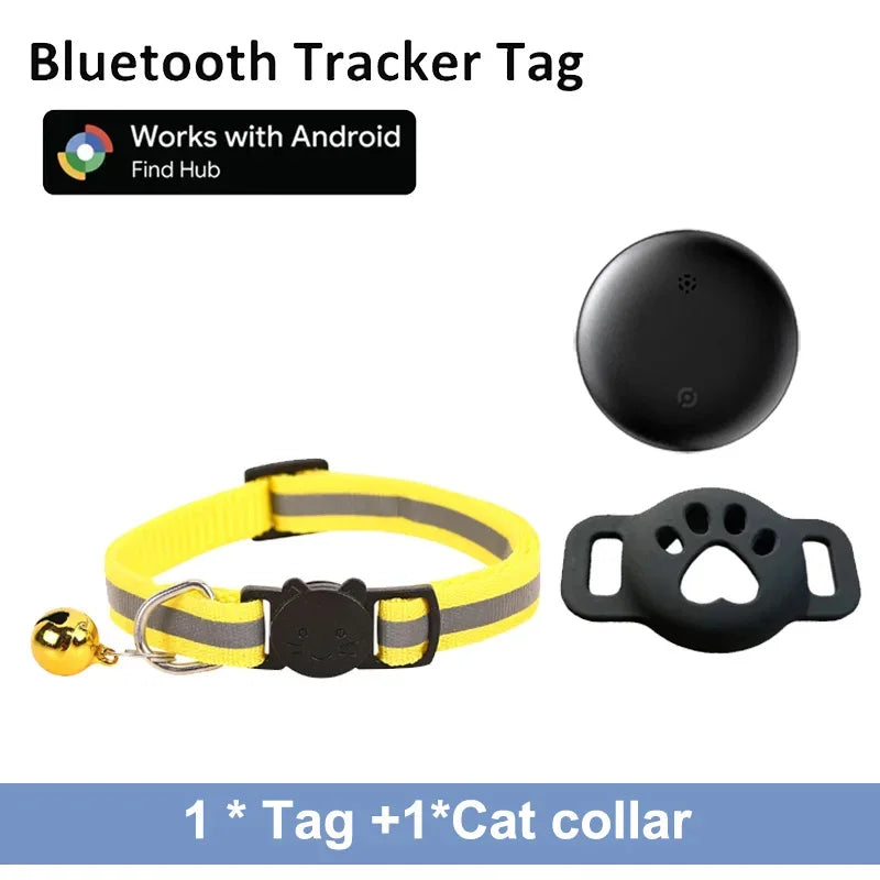 Bluetooth Pet Tracker Tag — Works with Google Find My (Android)