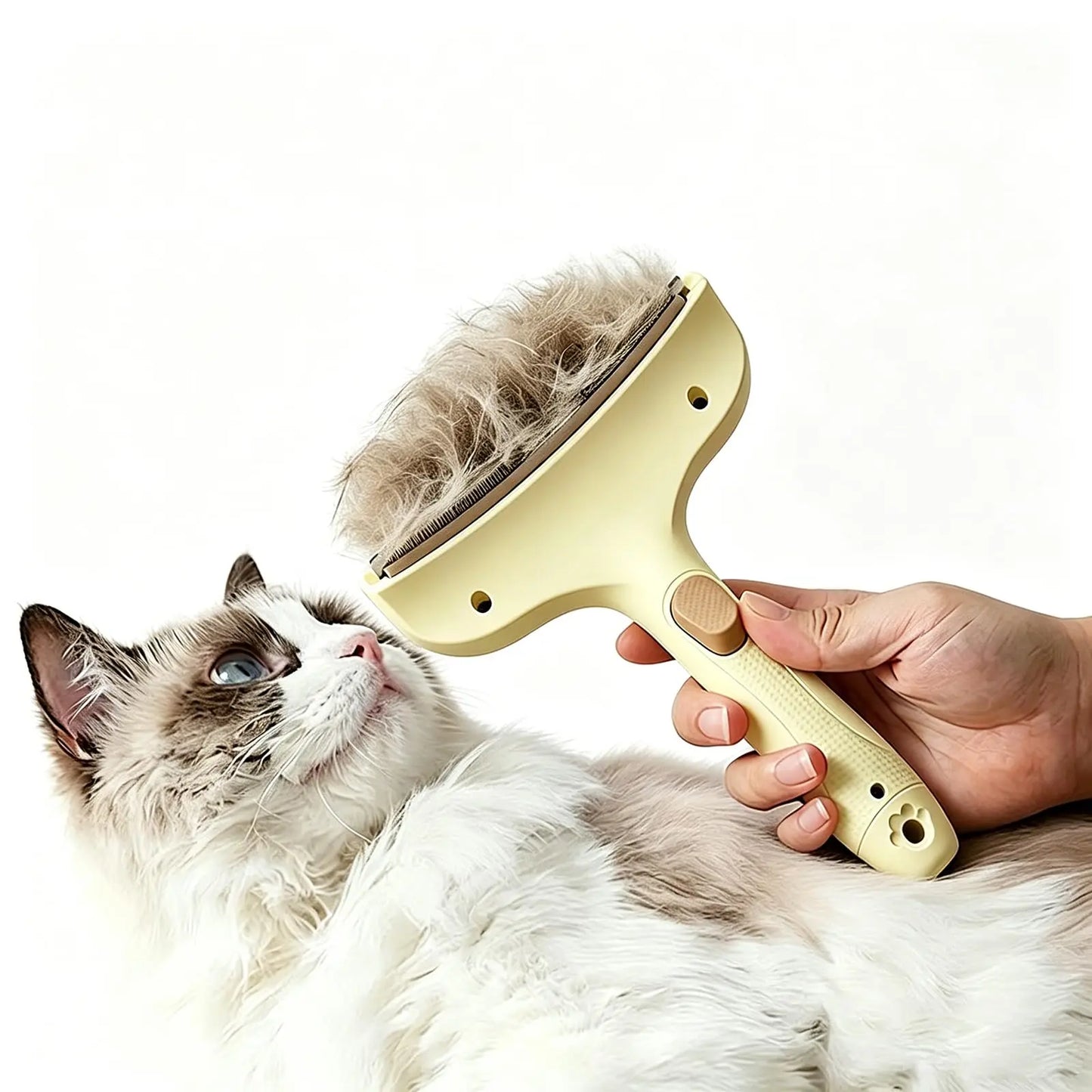 Professional Curved Pet Grooming Comb Universal Deshedding Brush for Dogs and Cats Loose Undercoat Fur Removal Tool Easy To Use
